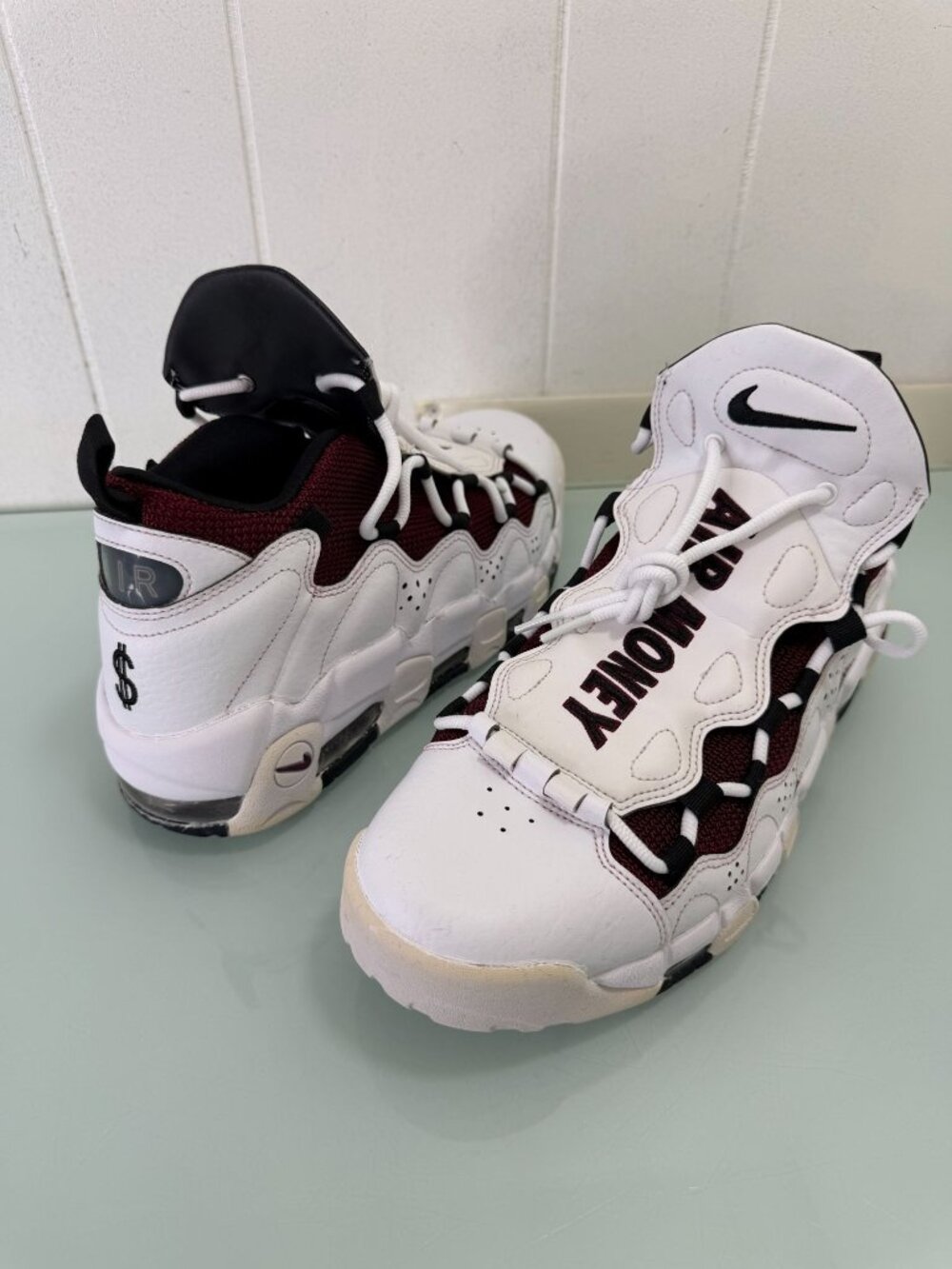 Nike Air More Money Mo’ Money’ Mens 10.5 Sneakers Shoes AJ2998-100